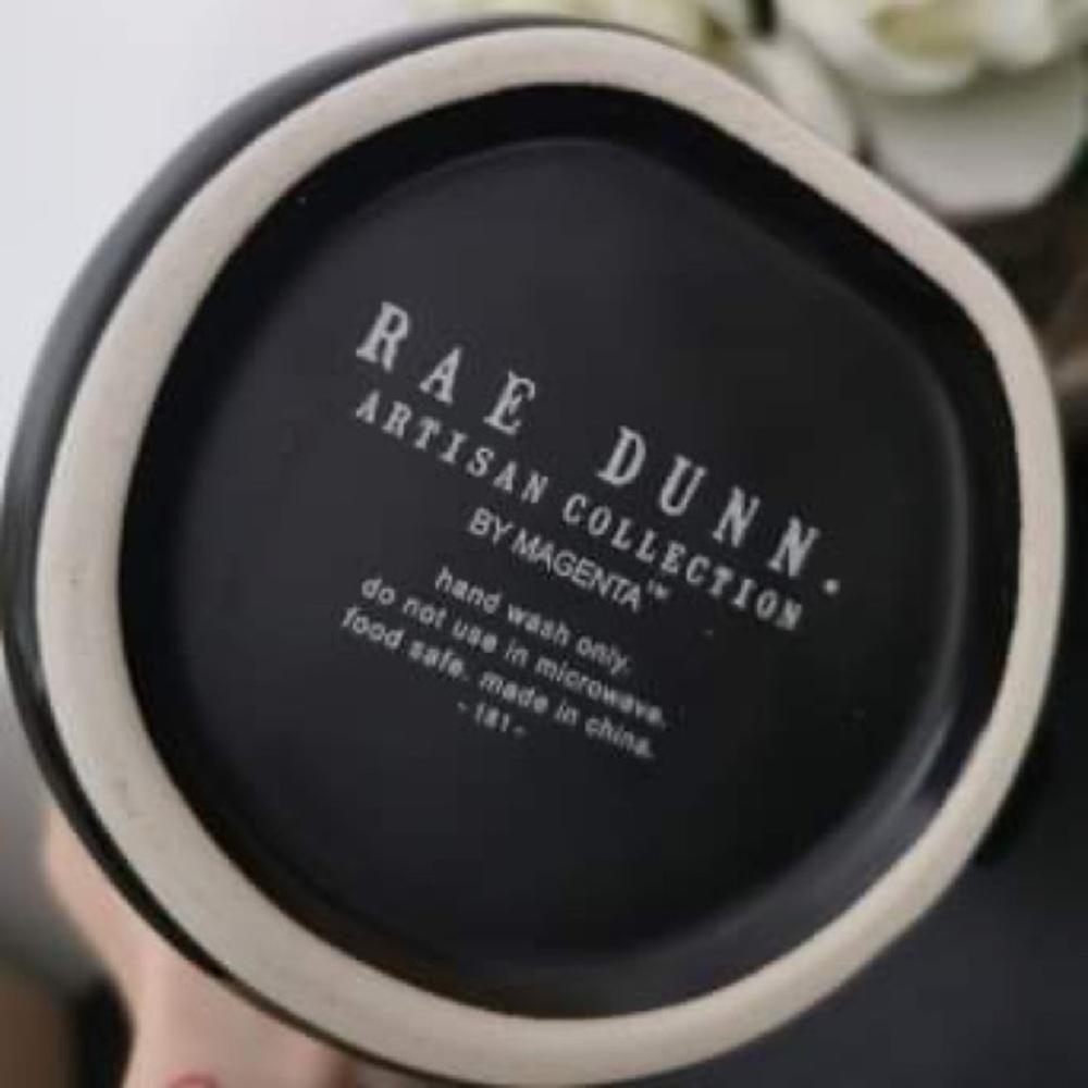NWT Rae Dunn Gemini Mug Black/Gold Collectible - Picture 2 of 3